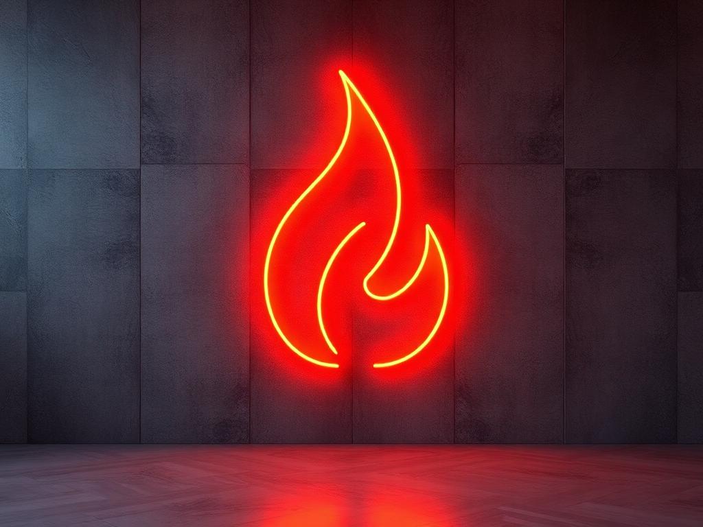 Flame Wall Art