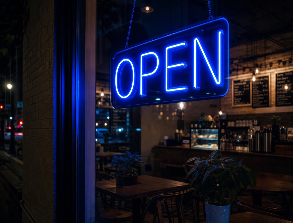 Neon OPEN Sign