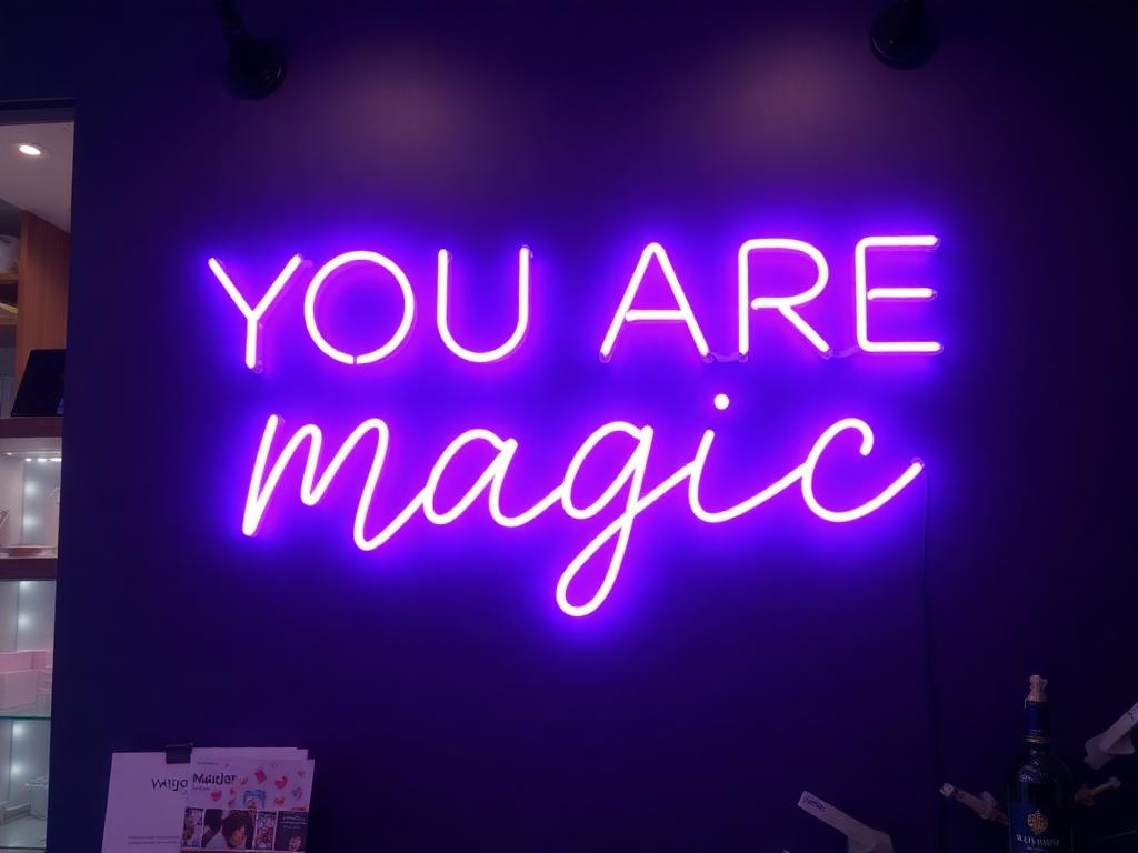 “You Are Magic” Neon Sign